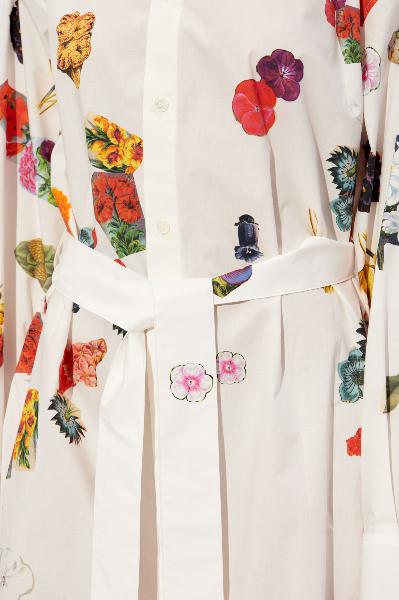 Marni striped brushed button-up cardigan - White Shirt dress